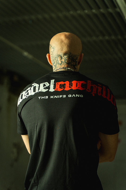 LOSDELCUCHILLO ROTES T-SHIRT