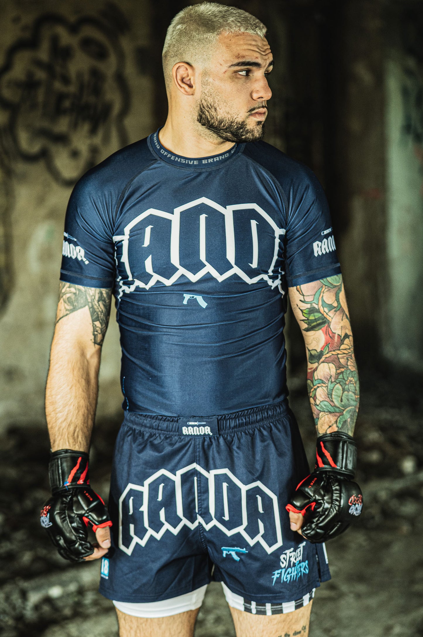 KALASHNIKOVA MMA SHORT 2 IN 1 [NAVY]