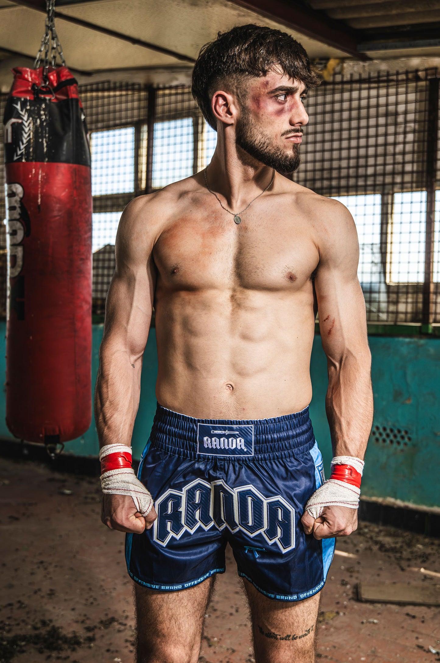 KALASHNIKOVA MUAY THAI SHORT [NAVY]