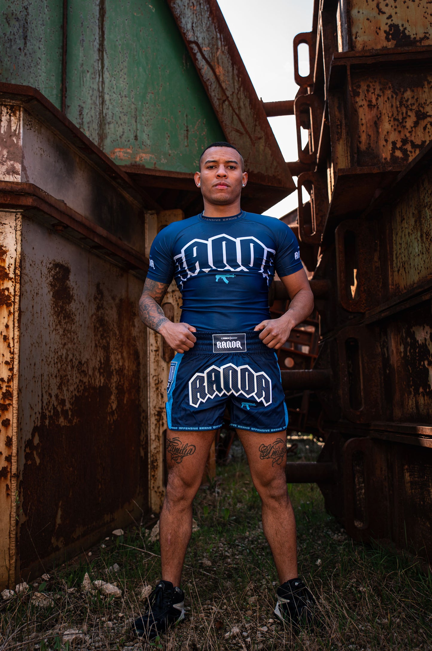 KALASHNIKOVA MUAY THAI SHORT [NAVY]