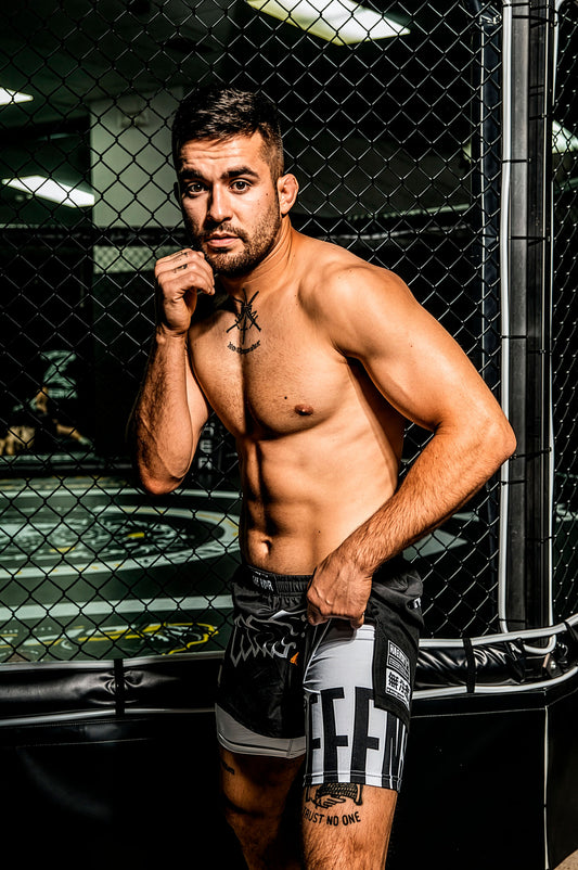 KALASHNIKOVA MMA SHORT 2 IN 1 [BLACK]