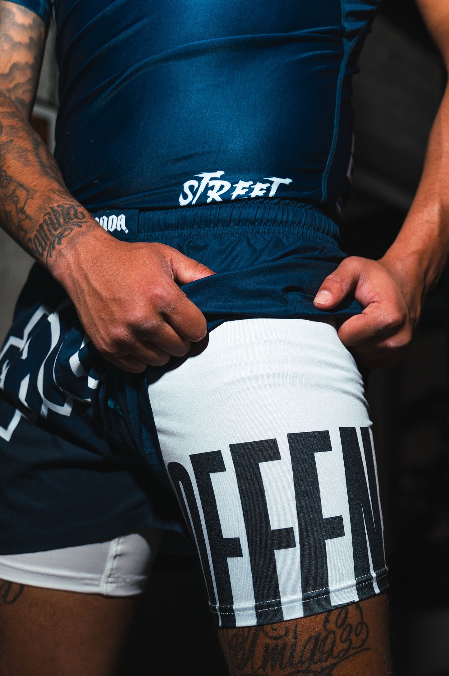 KALASHNIKOVA MMA SHORT 2 IN 1 [NAVY]