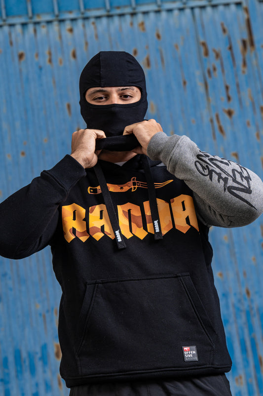 ORANGECAMO BALACLAVA HOODIE