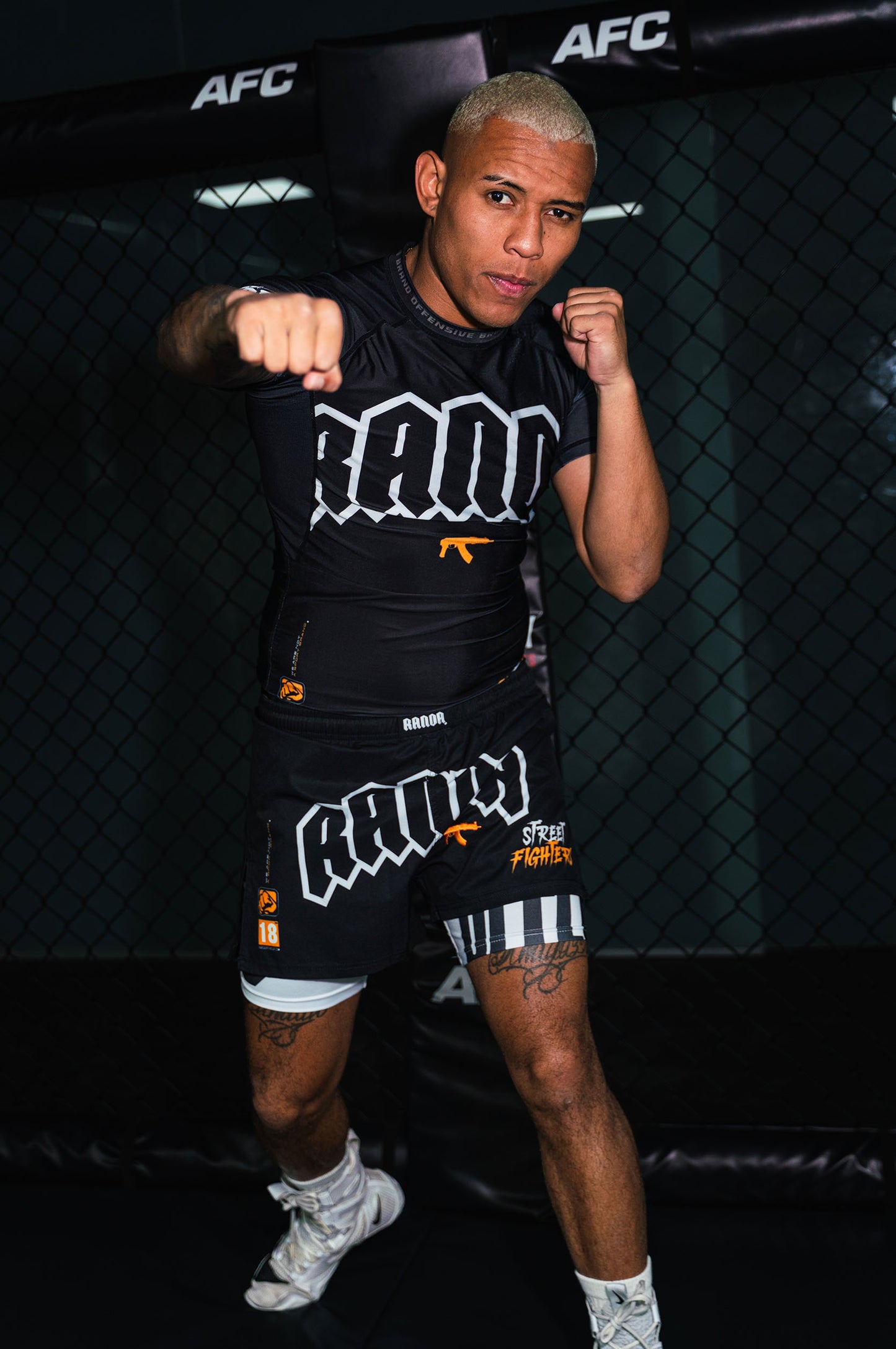 KALASHNIKOVA MMA SHORT 2 IN 1 [BLACK]