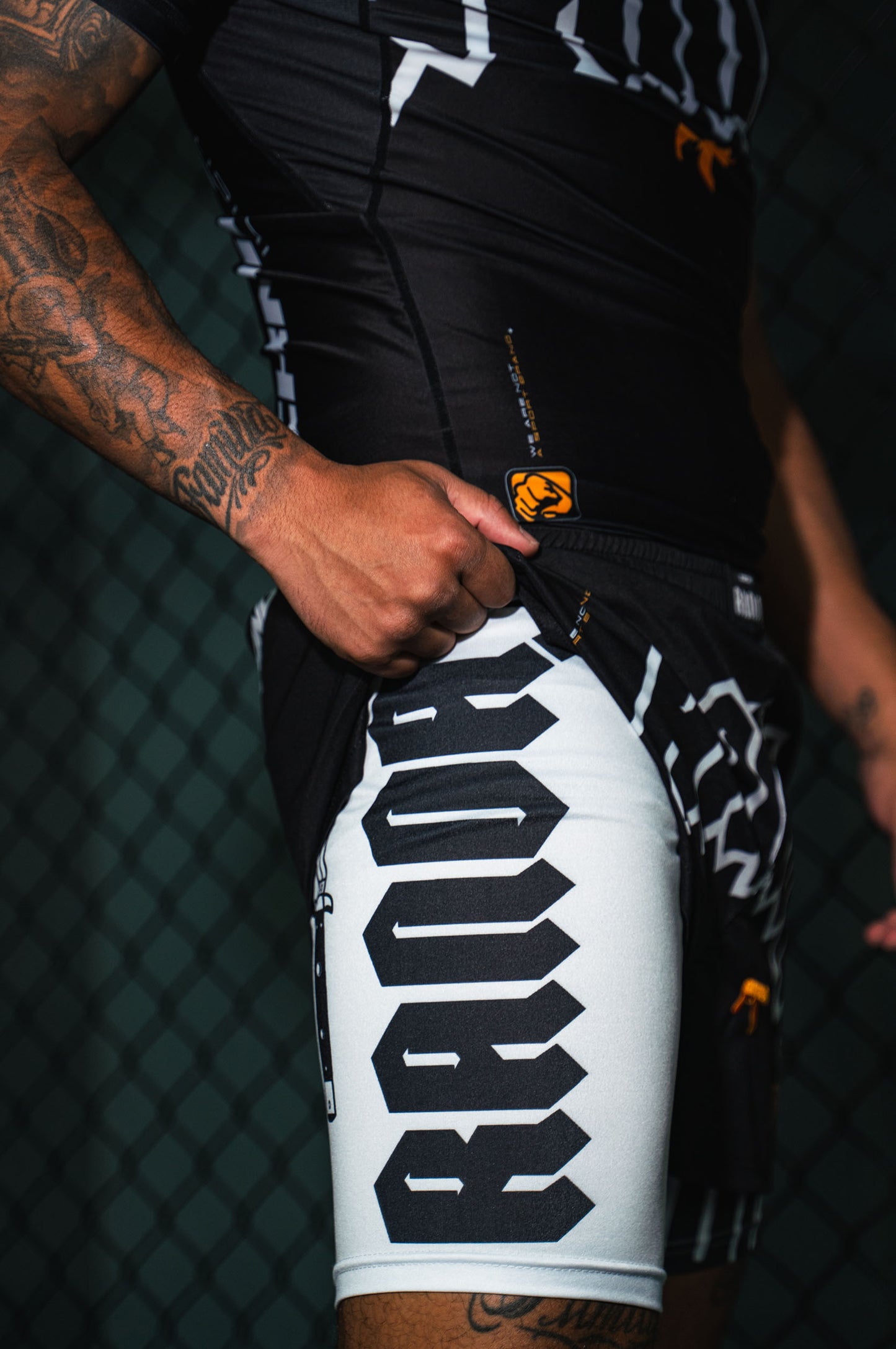 KALASHNIKOVA MMA SHORT 2 IN 1 [BLACK]