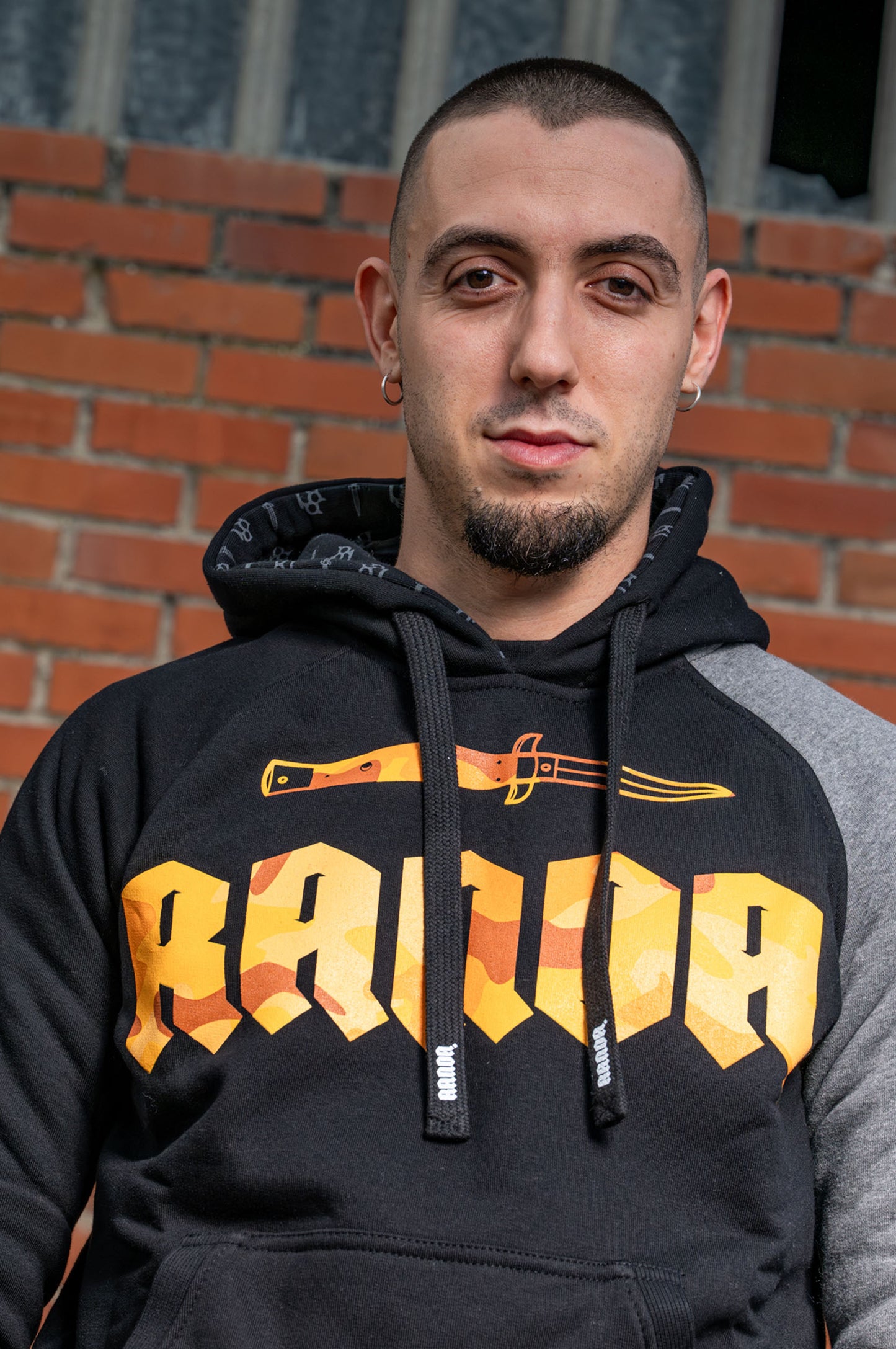 ORANGECAMO BALACLAVA HOODIE