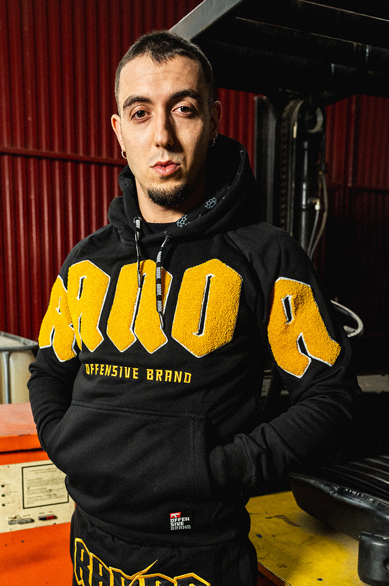 COMBAT BALACLAVA HOODIE [YELLOW]