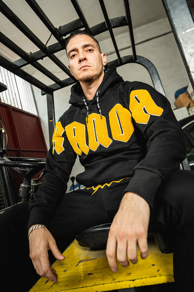 COMBAT BALACLAVA HOODIE [YELLOW]