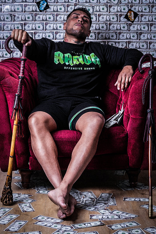 GREEN CAMO ESSENTIAL SWEATSHIRT