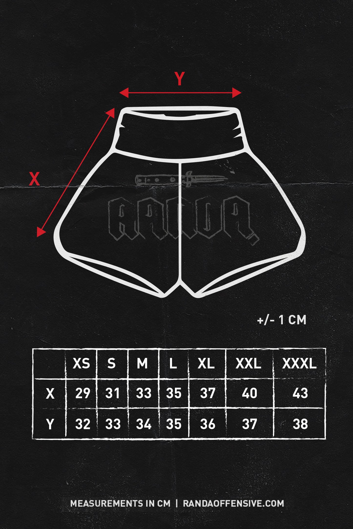 KALASHNIKOVA MUAY THAI SHORT [NAVY]