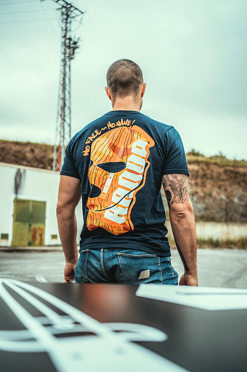 NO FACE NO NAME [ORANGE CAMO] T-SHIRT