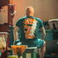 NO FACE NO NAME [ORANGE CAMO] T-SHIRT
