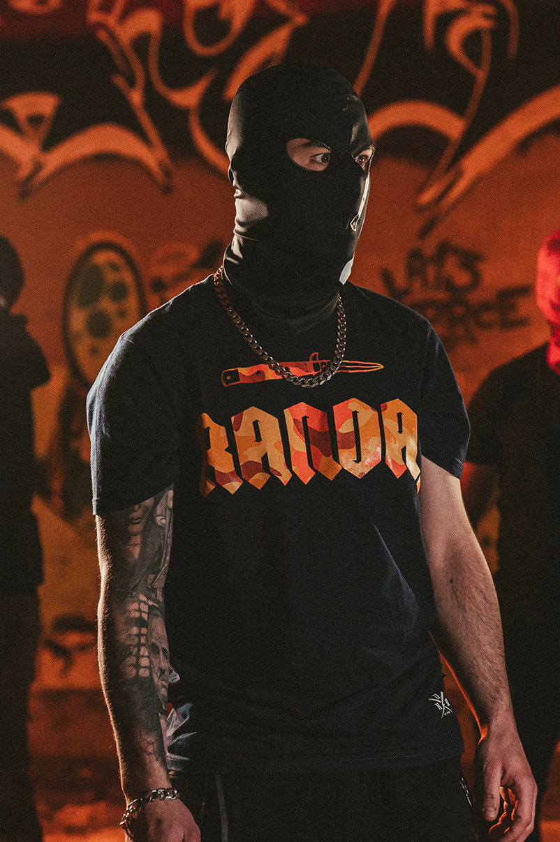 NO FACE NO NAME [ORANGE CAMO] T-SHIRT