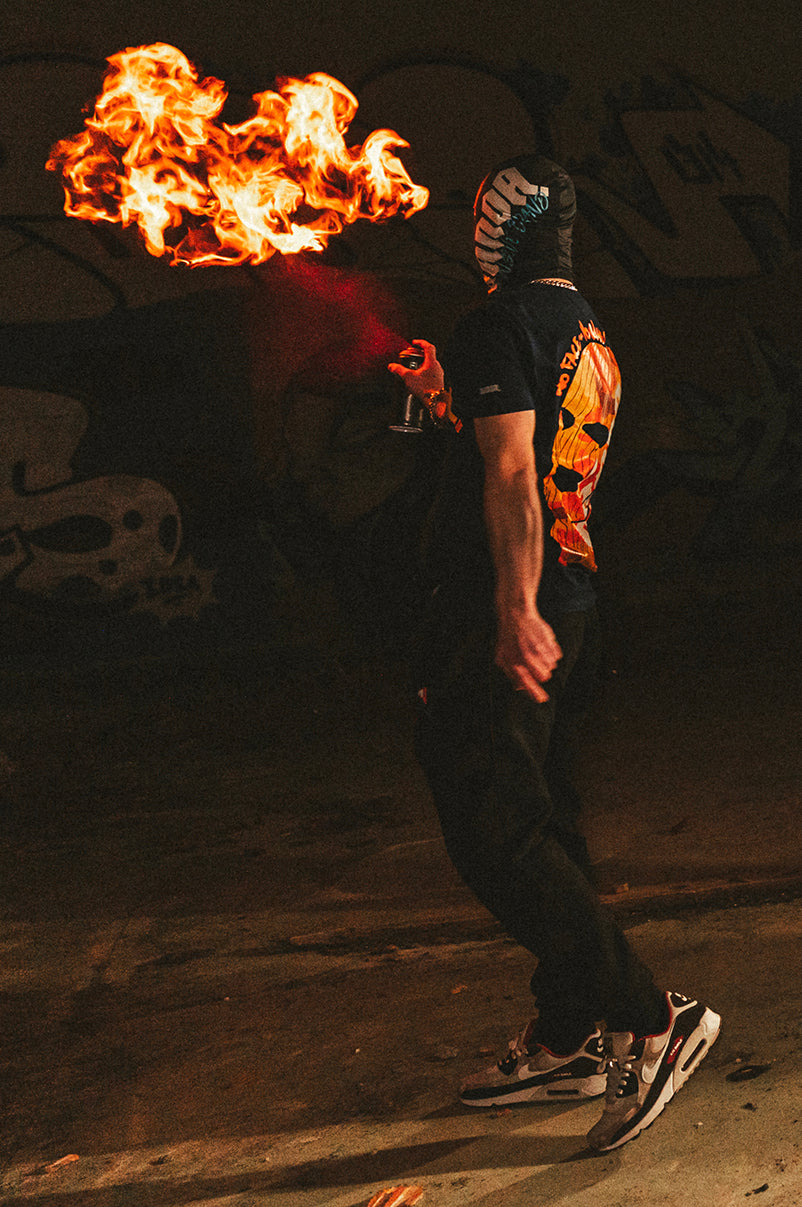 NO FACE NO NAME [ORANGE CAMO] T-SHIRT