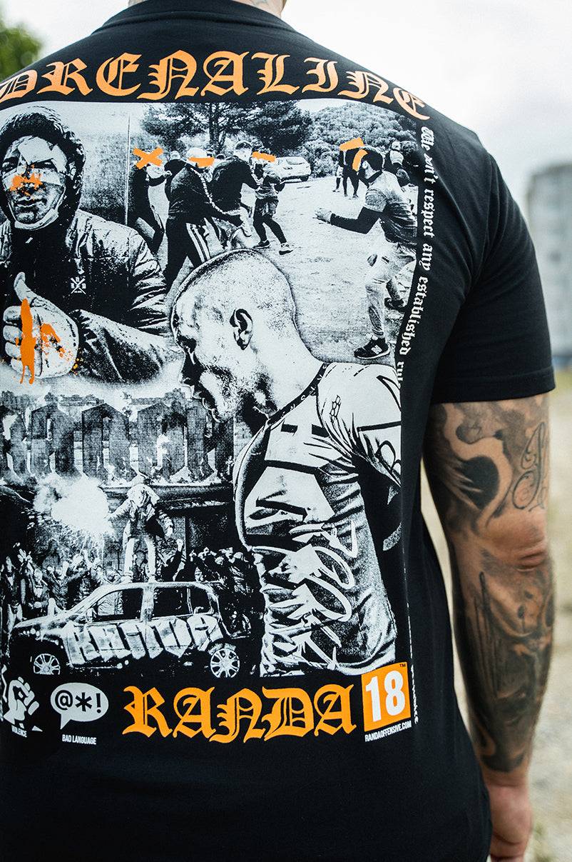 ADRENALINE [ORANGE CAMO] T-SHIRT