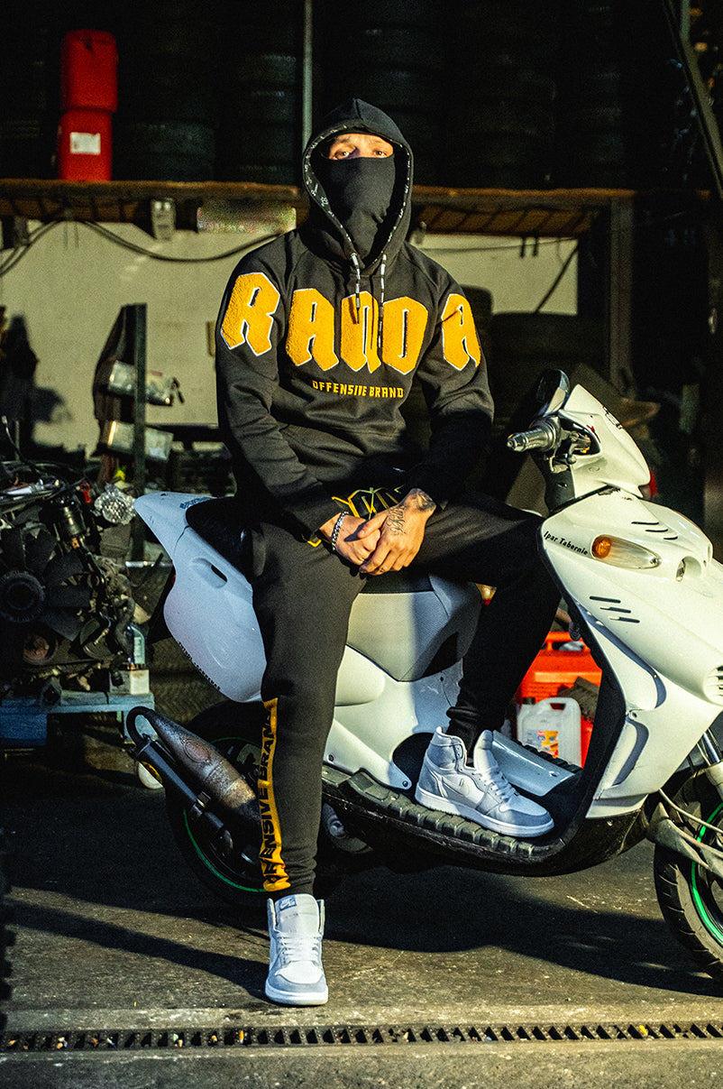 COMBAT BALACLAVA HOODIE [YELLOW]