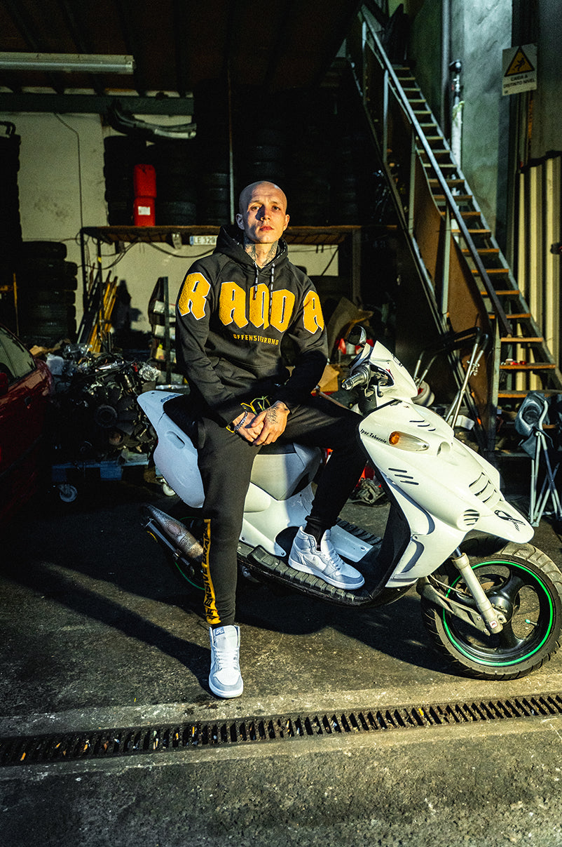 COMBAT BALACLAVA HOODIE [YELLOW]