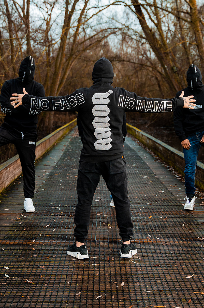 BLACK ROSE [GHOST HOODIE]