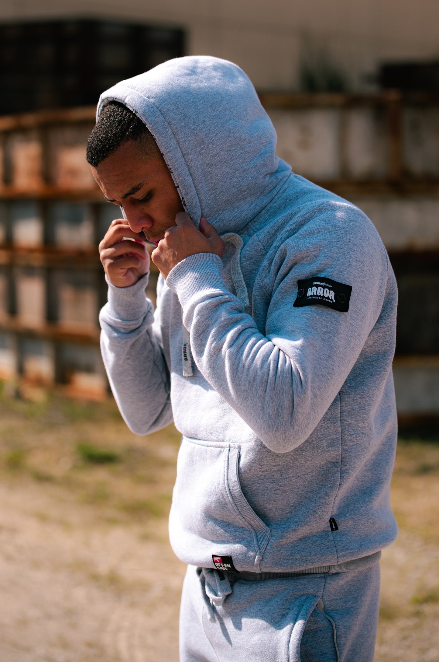 OG ACTION BALACLAVA TRACKSUIT HEATHER GREY