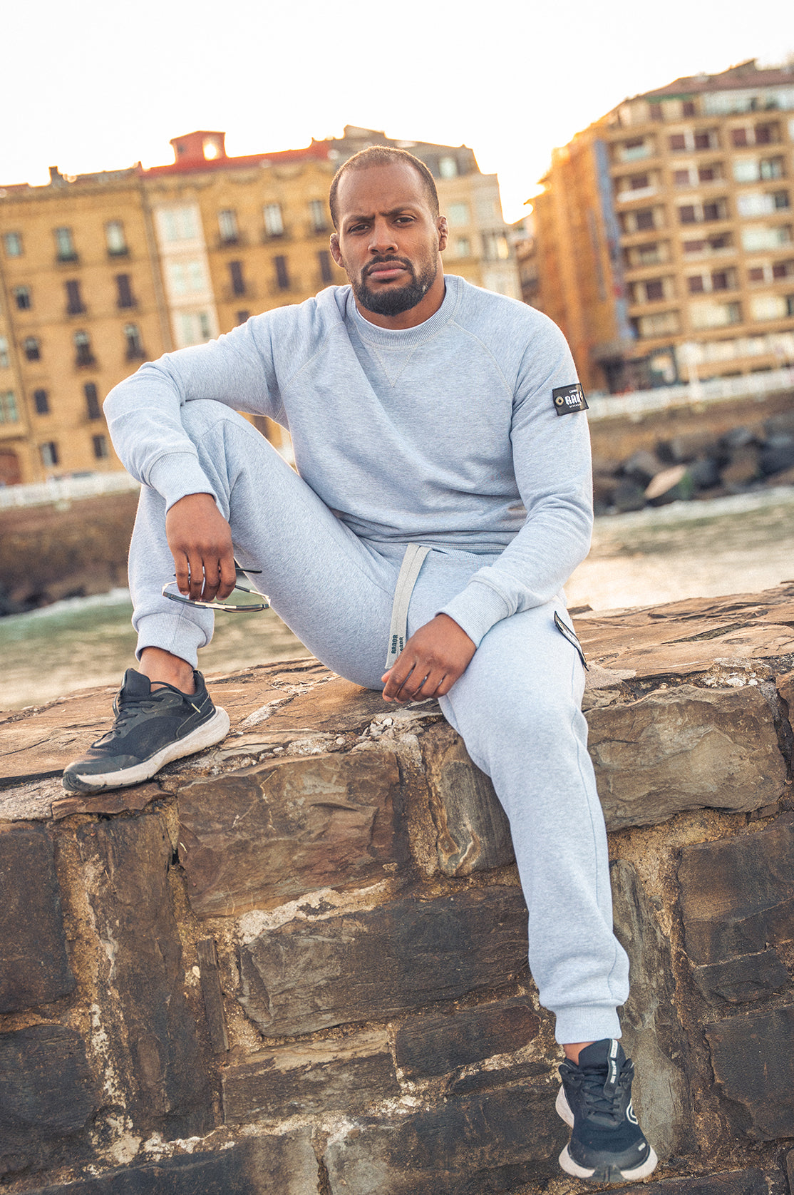 OG ACTION SWEATSHIRT HEATHER GREY