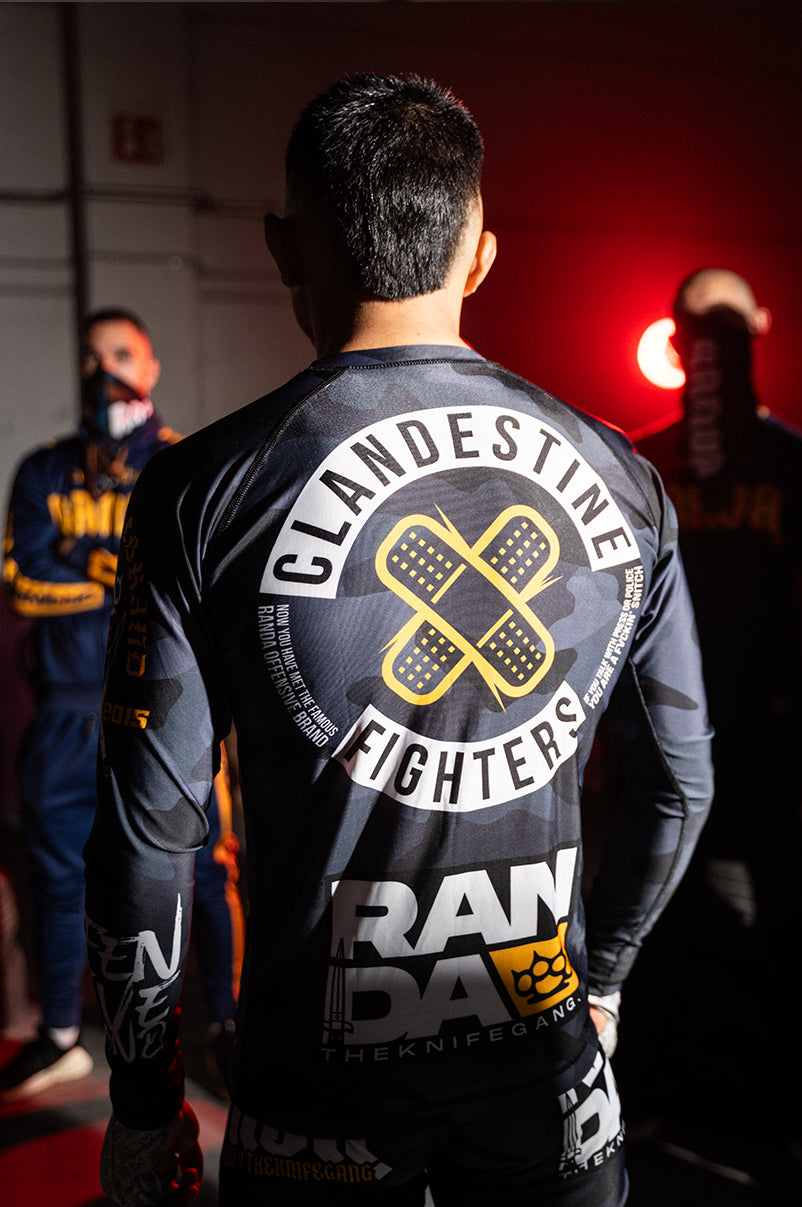 CLANDESTINE FIGHTERS RASHGUARD