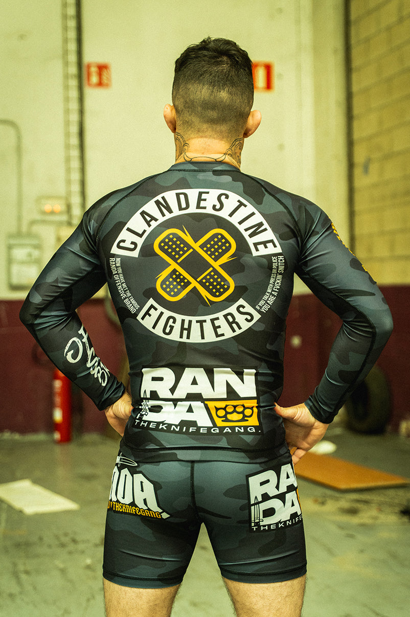 CLANDESTINE FIGHTERS RASHGUARD