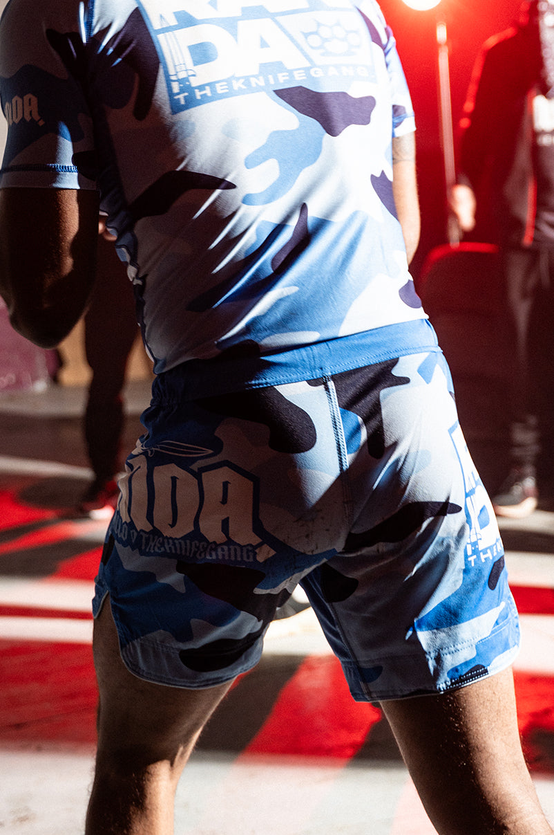 THE KNIFE GANG MMA SHORT [LIGHT BLUECAMO]