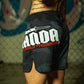THE KNIFE GANG MMA SHORT [BLACKCAMO & RED]
