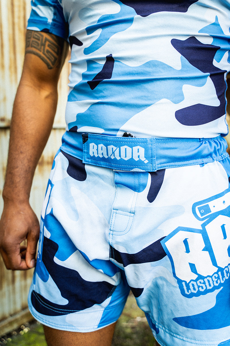 THE KNIFE GANG MMA SHORT [LIGHT BLUECAMO]