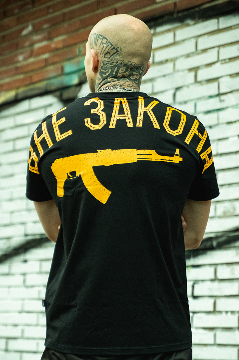 OUTLAW T-SHIRT [CYRILLIC EDITION] GOLDEN