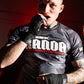 THE KNIFE GANG RASHGUARD [BLACKCAMO & RED]