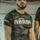 THE KNIFE GANG RASHGUARD [BLACKCAMO & RED]