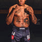 THE KNIFE GANG MMA SHORT [BLACKCAMO & RED]