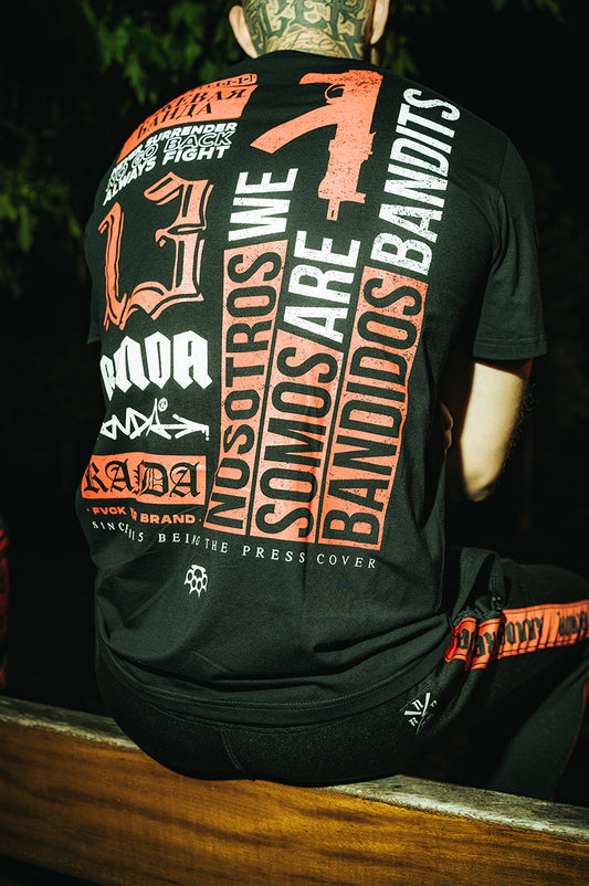 VIOLENT WEAR DICTATORS [RED] T-SHIRT